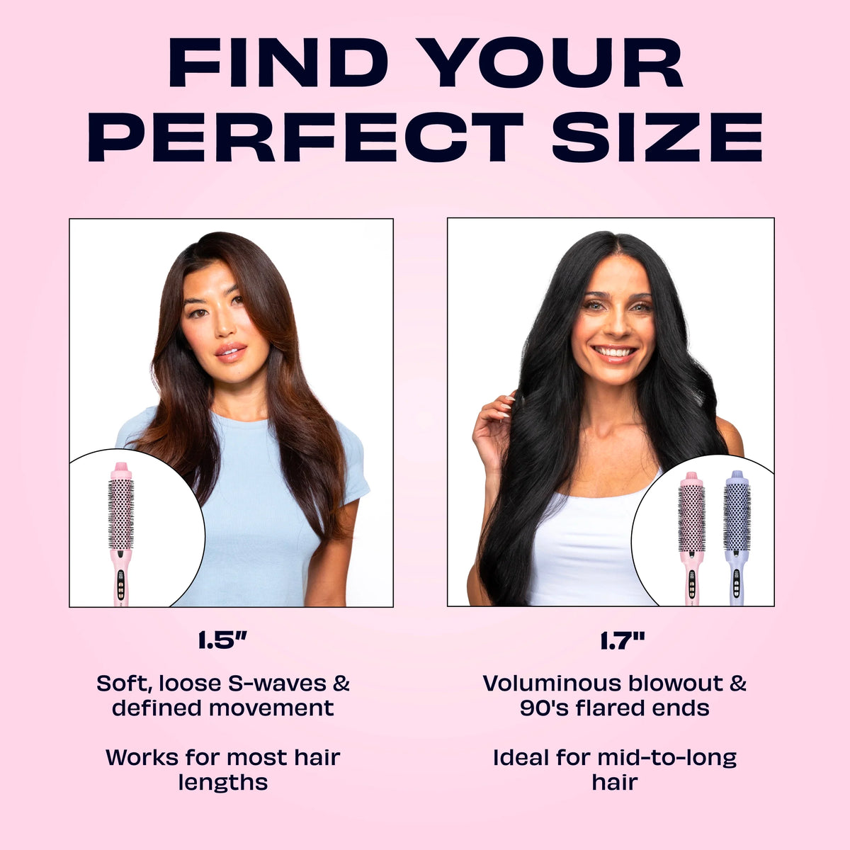 Hottie Hot XL Long-Barrel Thermal Round Brush